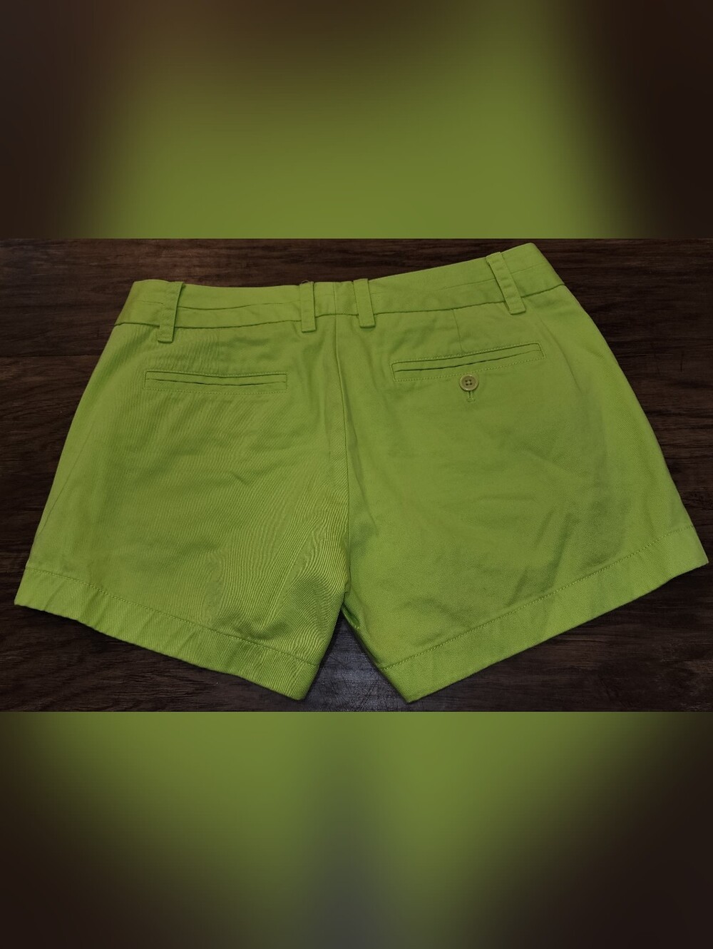 J.Crew Lime Green Chino Shorts Size 4 - Picture 5 of 5